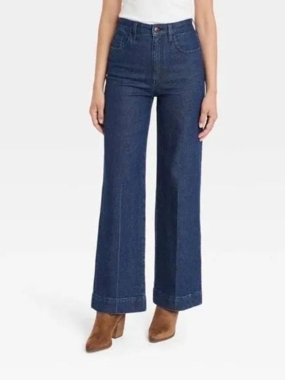 Universal Thread High-Rise Wide Leg Jeans. Dark Wash. Size 8